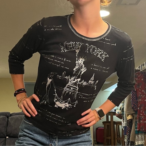 Vintage Cactus New York Graphic Top Large - Picture 10 of 12